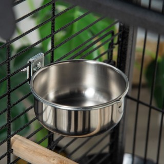 PawHut Budgie Cage with 2 Perches and Arched Ladder, Ατσάλι, 62,5x6...