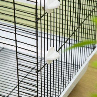 PawHut Μεταλλικό Κλουβί πουλιών με χερούλι, αφαιρούμενο δίσκο, μαντ... PawHut Μεταλλικό Κλουβί πουλιών με χερούλι, αφαιρούμενο δίσκο, μαντ...