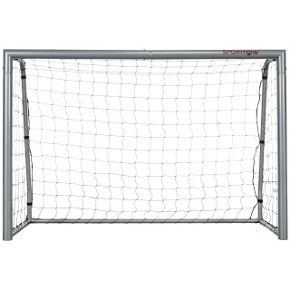 SPORTNOW Γκρι ποδοσφαιρικό γκολ 240x85x160 cm με βίδες και μανταλάκ... SPORTNOW Γκρι ποδοσφαιρικό γκολ 240x85x160 cm με βίδες και μανταλάκ...