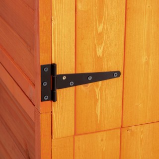 Υπόστεγο κήπου Outsunny για Ξύλινα Εργαλεία με 2 Πόρτες και 3 Ράφια... Υπόστεγο κήπου Outsunny για Ξύλινα Εργαλεία με 2 Πόρτες και 3 Ράφια...