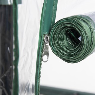 Outsunny Μίνι Θερμοκήπιο για Φυτά με 5 Ατσάλινα Ράφια με Κάλυμμα PV... Outsunny Μίνι Θερμοκήπιο για Φυτά με 5 Ατσάλινα Ράφια με Κάλυμμα PV...