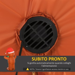 Χριστουγεννιάτικο Φουσκωτό Εξωτερικού Χώρου με Ενσωματωμένα Φώτα LE...