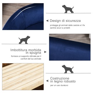 Καναπές για Κατοικίδια 86 x 55 x 33 cm PawHut D04-167BU