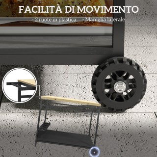 Καρότσι κήπου με 2 ράφια, 2 καλάθια και 4 θέσεις για μπουκαλάκια, α... Καρότσι κήπου με 2 ράφια, 2 καλάθια και 4 θέσεις για μπουκαλάκια, α...