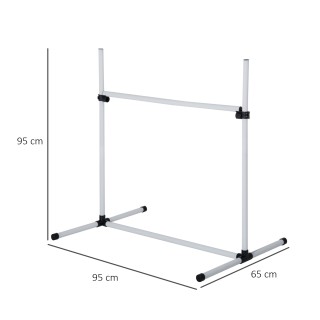 PawHut Set 4 Agility Dog Obstacles for Dog Training with Transport ... PawHut Set 4 Agility Dog Obstacles for Dog Training with Transport ...