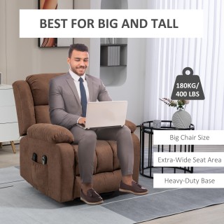 Πολυθρόνα HOMCOM Relaxing Lift με τηλεχειριστήριο, μασάζ και ανάκλι...