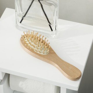 kleankin Ντουλάπι μπάνιου με θήκη για χαρτί υγείας και ντουλάπι από...