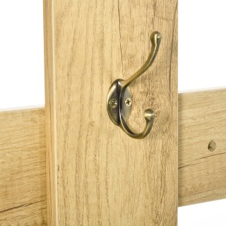 HOMCOM 3 σε 1 Σετ διάδρομου με επιτοίχια κρεμάστρα, καθρέφτη και ντ... HOMCOM 3 σε 1 Σετ διάδρομου με επιτοίχια κρεμάστρα, καθρέφτη και ντ...