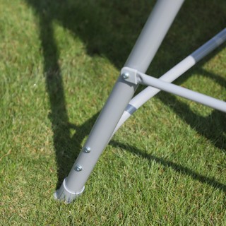 Outsunny Κούνια Κήπου 3 Θέσιων σε καφέ μέταλλο 170 x 112 x 153 cm 8...