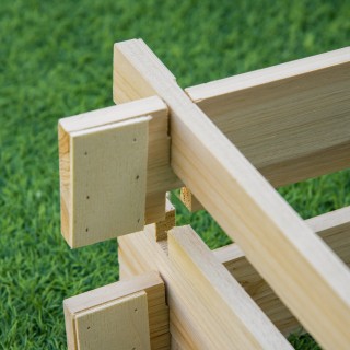 Κρεβάτι Outsunny για λαχανόκηπο και κήπο από ξύλο ελάτης, διάταξη χ... Κρεβάτι Outsunny για λαχανόκηπο και κήπο από ξύλο ελάτης, διάταξη χ...