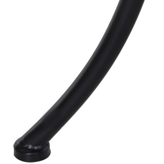 Τραπέζι σαλονιού Outsunny Square Steel Garden με διάτρητη κορυφή, 4...