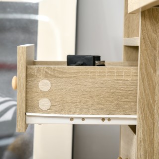 Γραφείο Η/Υ γραφείου HOMCOM με ράφια, συρτάρια και ξύλινο ράφι για ... Γραφείο Η/Υ γραφείου HOMCOM με ράφια, συρτάρια και ξύλινο ράφι για ...