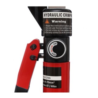 Υδραυλική Πρέσα Ακροδεκτών Χειρός 4 - 70 mm² Kraft&Dele KD-10341