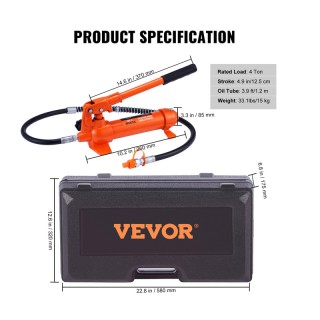 Υδραυλικό Κιτ Επισκευής Αμαξώματος Αυτοκινήτου με Γρύλο 4T VEVOR FL...