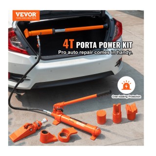 Υδραυλικό Κιτ Επισκευής Αμαξώματος Αυτοκινήτου με Γρύλο 4T VEVOR FL...