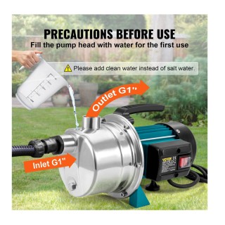 Ηλεκτρική Αντλία Κήπου 800 W VEVOR SDK3700LH220VZV0WV2 Ηλεκτρική Αντλία Κήπου 800 W VEVOR SDK3700LH220VZV0WV2