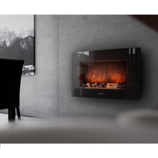 Ηλεκτρικό Τζάκι Τοίχου 35 39.8 x 16.5 x 56 cm με Τηλεχειριστήριο Ce...