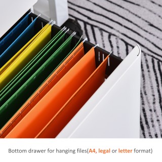 Τροχήλατη Συρταριέρα Γραφείου με 3 Συρτάρια με Κλειδαριά 39x48x59c... Τροχήλατη Συρταριέρα Γραφείου με 3 Συρτάρια με Κλειδαριά 39x48x59c...