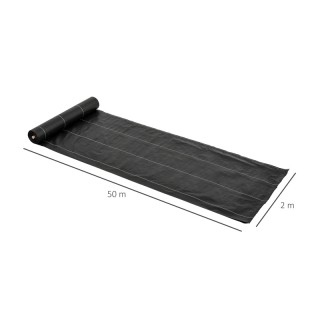 Ύφασμα Εδαφοκάλυψης 50 x 2 m Outsunny 845-482 Ύφασμα Εδαφοκάλυψης 50 x 2 m Outsunny 845-482