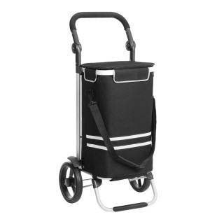 Υφασμάτινο Πτυσσόμενο Καρότσι Λαϊκής 44 x 27 x 100 cm Χρώματος Μαύρ... Υφασμάτινο Πτυσσόμενο Καρότσι Λαϊκής 44 x 27 x 100 cm Χρώματος Μαύρ...