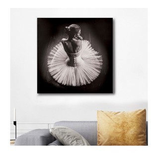 Υφασμάτινος Πίνακας σε Καμβά 78 x 78 cm Dancer Atmosphera 158211 Υφασμάτινος Πίνακας σε Καμβά 78 x 78 cm Dancer Atmosphera 158211