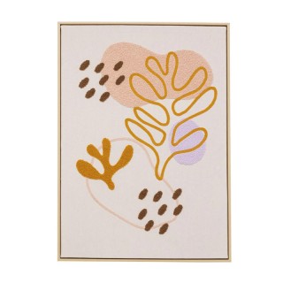 Υφασμάτινος Πίνακας σε Καμβά 53 x 73 cm Χρώματος Γκρι Atmosphera 18...