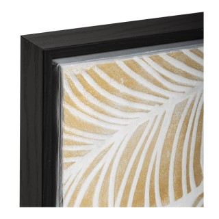 Υφασμάτινος Πίνακας σε Καμβά με Κορνίζα 78 x 78 cm Feuilles Atmosph... Υφασμάτινος Πίνακας σε Καμβά με Κορνίζα 78 x 78 cm Feuilles Atmosph...