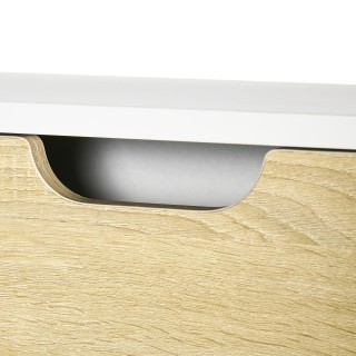 Επιτοίχιο Πτυσσόμενο Ξύλινο Γραφείο 100 x 18 x 74 cm HOMCOM 836-533