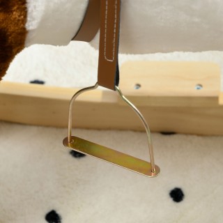 HOMCOM Rocking Horse για Παιδιά 3-6 ετών σε Λούτρινο Παιχνίδι με Ήχ...