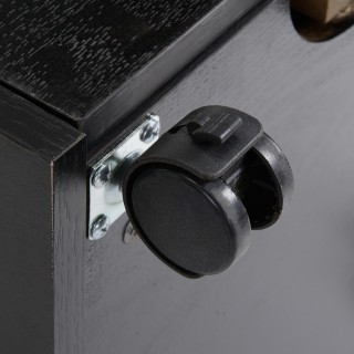 HOMCOM θήκη εγγράφων γραφείου με 3 συρτάρια 5 ρόδες Μαύρο 39,2x40x6... HOMCOM θήκη εγγράφων γραφείου με 3 συρτάρια 5 ρόδες Μαύρο 39,2x40x6...