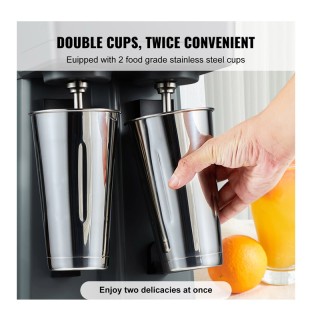 Ηλεκτρική Διπλή Φραπιέρα 2 x 820 ml 500 W VEVOR 840349938387 Ηλεκτρική Διπλή Φραπιέρα 2 x 820 ml 500 W VEVOR 840349938387