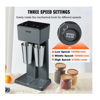 Ηλεκτρική Διπλή Φραπιέρα 2 x 820 ml 500 W VEVOR 840349938387 Ηλεκτρική Διπλή Φραπιέρα 2 x 820 ml 500 W VEVOR 840349938387