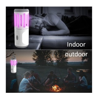 Ηλεκτρική Εντομοπαγίδα UV με LED Φακό 6 W Bakaji 8052877974238 Ηλεκτρική Εντομοπαγίδα UV με LED Φακό 6 W Bakaji 8052877974238