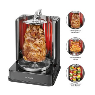 Ηλεκτρική Κάθετη Ψησταριά για Γύρο - Κοτόπουλο και Σουβλάκια 1400 W... Ηλεκτρική Κάθετη Ψησταριά για Γύρο - Κοτόπουλο και Σουβλάκια 1400 W...