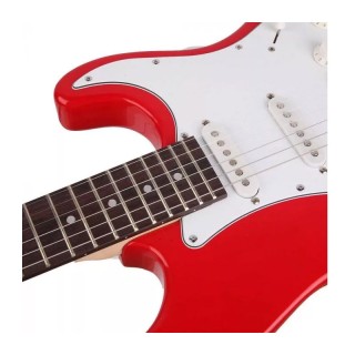 Ηλεκτρική Κιθάρα με Ενισχυτή Χρώματος Κόκκινο Hoppline HOP1000983-1 Ηλεκτρική Κιθάρα με Ενισχυτή Χρώματος Κόκκινο Hoppline HOP1000983-1