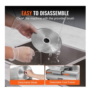 Ηλεκτρική Μηχανή Κοπής Αλλαντικών - Τυριών και Ψωμιού 15 mm 180 W V... Ηλεκτρική Μηχανή Κοπής Αλλαντικών - Τυριών και Ψωμιού 15 mm 180 W V...