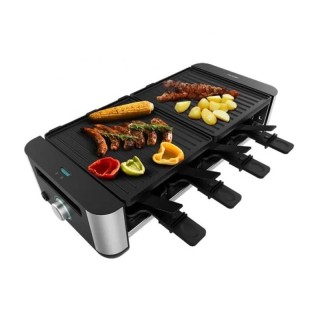 Ηλεκτρική Ψησταριά Raclette Grill 1400 W Cheese&Grill 16000 Inox Bl... Ηλεκτρική Ψησταριά Raclette Grill 1400 W Cheese&Grill 16000 Inox Bl...