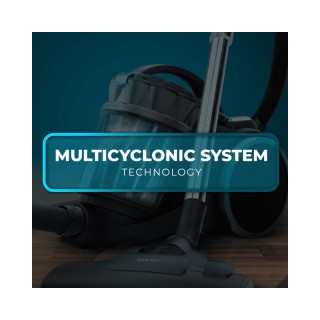 Ηλεκτρική Σκούπα Χωρίς Σακούλα 4 Lt 800 W Conga RockStar Multicyclo...