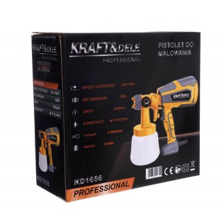 Ηλεκτρικό Πιστόλι Βαφής Σπρέι 500 W 1 Lt Kraft&Dele KD-1656 Ηλεκτρικό Πιστόλι Βαφής Σπρέι 500 W 1 Lt Kraft&Dele KD-1656