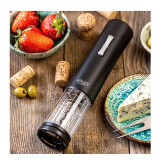 Ηλεκτρικό Ανοιχτήρι Κρασιού - Τιρμπουσόν με Κόπτη Adler AD-4490 Ηλεκτρικό Ανοιχτήρι Κρασιού - Τιρμπουσόν με Κόπτη Adler AD-4490