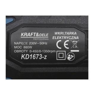 Ηλεκτρικό Δραπανοκατσάβιδο 880 W Χρώματος Μπλε Kraft&Dele KD-1673-Z Ηλεκτρικό Δραπανοκατσάβιδο 880 W Χρώματος Μπλε Kraft&Dele KD-1673-Z