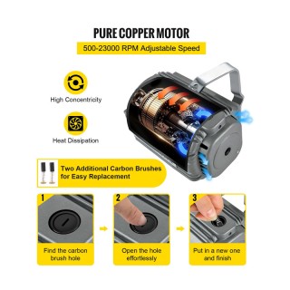 Ηλεκτρικό Εργαλείο Σχεδίασης και Επισκευής Κοσμημάτων 780 W VEVOR D... Ηλεκτρικό Εργαλείο Σχεδίασης και Επισκευής Κοσμημάτων 780 W VEVOR D...