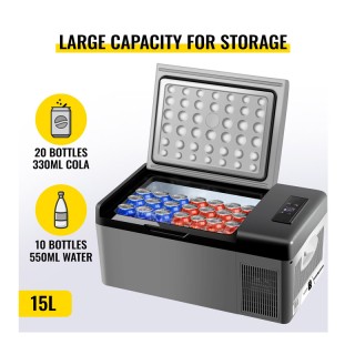 Ηλεκτρικό Φορητό Ψυγείο 15 Lt 12V 45 W VEVOR JYCZBX15L00000001V2 Ηλεκτρικό Φορητό Ψυγείο 15 Lt 12V 45 W VEVOR JYCZBX15L00000001V2