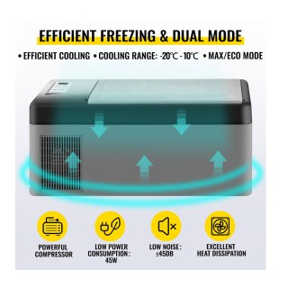 Ηλεκτρικό Φορητό Ψυγείο 15 Lt 12V 45 W VEVOR JYCZBX15L00000001V2 Ηλεκτρικό Φορητό Ψυγείο 15 Lt 12V 45 W VEVOR JYCZBX15L00000001V2