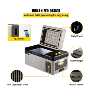 Ηλεκτρικό Φορητό Ψυγείο 20 Lt 12V 45 W VEVOR BXYSSCZBXSH-C2001V2 Ηλεκτρικό Φορητό Ψυγείο 20 Lt 12V 45 W VEVOR BXYSSCZBXSH-C2001V2