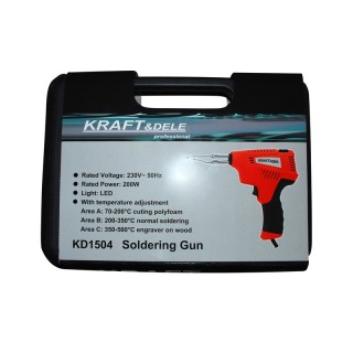 Ηλεκτρικό Κολλητήρι Πιστόλι 200 W Kraft&Dele KD-1504