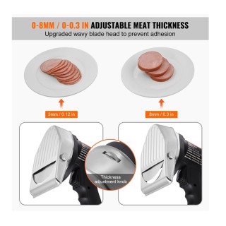 Ηλεκτρικό Μαχαίρι Κοπής Γύρου 100 mm 80 W VEVOR TEQKRDW80WBDNAO7VV2 Ηλεκτρικό Μαχαίρι Κοπής Γύρου 100 mm 80 W VEVOR TEQKRDW80WBDNAO7VV2