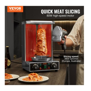 Ηλεκτρικό Μαχαίρι Κοπής Γύρου 100 mm 80 W VEVOR TEQKRDW80WBDNAO7VV2 Ηλεκτρικό Μαχαίρι Κοπής Γύρου 100 mm 80 W VEVOR TEQKRDW80WBDNAO7VV2