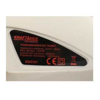 Ηλεκτρικό Θαμνοκοπτικό 3.13 Kg 1400 W Kraft&Dele KD-5121 Ηλεκτρικό Θαμνοκοπτικό 3.13 Kg 1400 W Kraft&Dele KD-5121