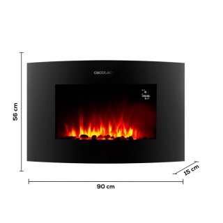 Ηλεκτρικό Τζάκι Τοίχου με WiFi και Τηλεχειριστήριο 35 Cecotec Ready...